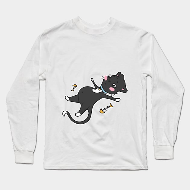 cat Long Sleeve T-Shirt by PicMar